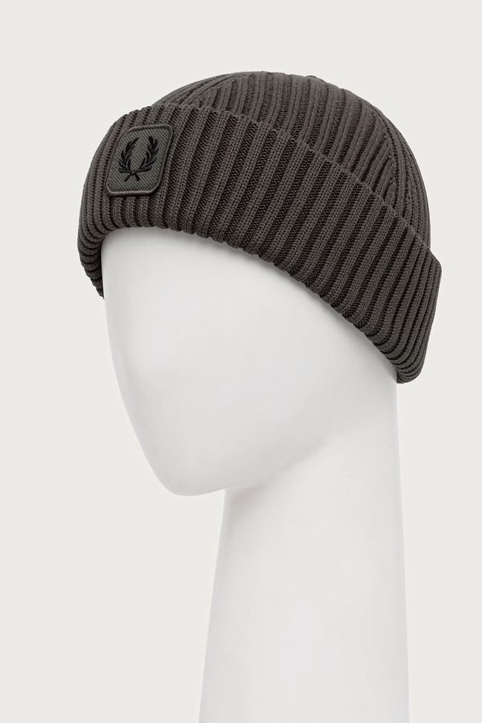 Fred Perry Czapka bawełniana C1138.638 zielony AW26