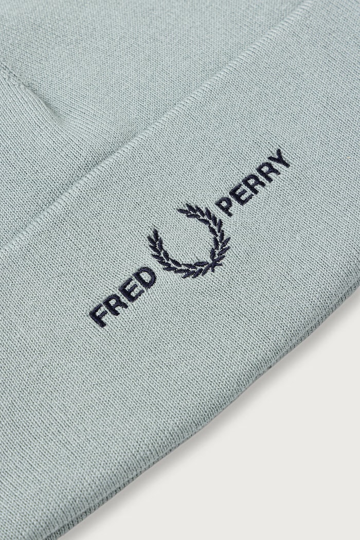 Akcesoria Fred Perry Czapka beanie z bawełną C3300.07D zielony