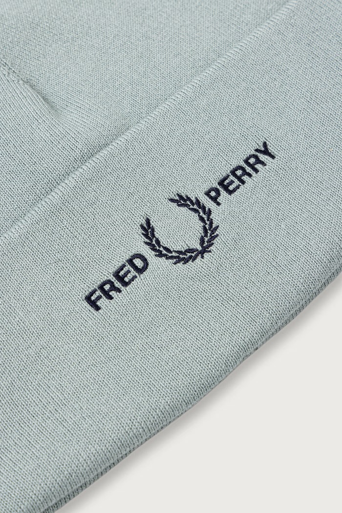 Akcesoria Fred Perry Czapka beanie z bawełną C3300.07D zielony