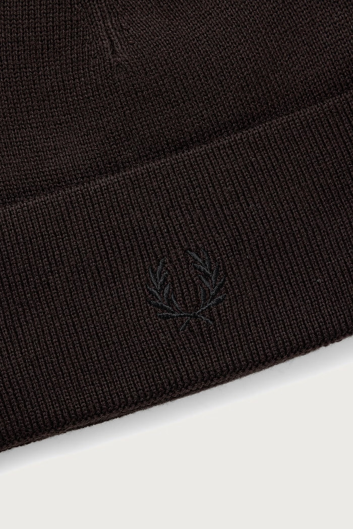 Akcesoria Fred Perry czapka beanie z wełną C3316.33C brązowy