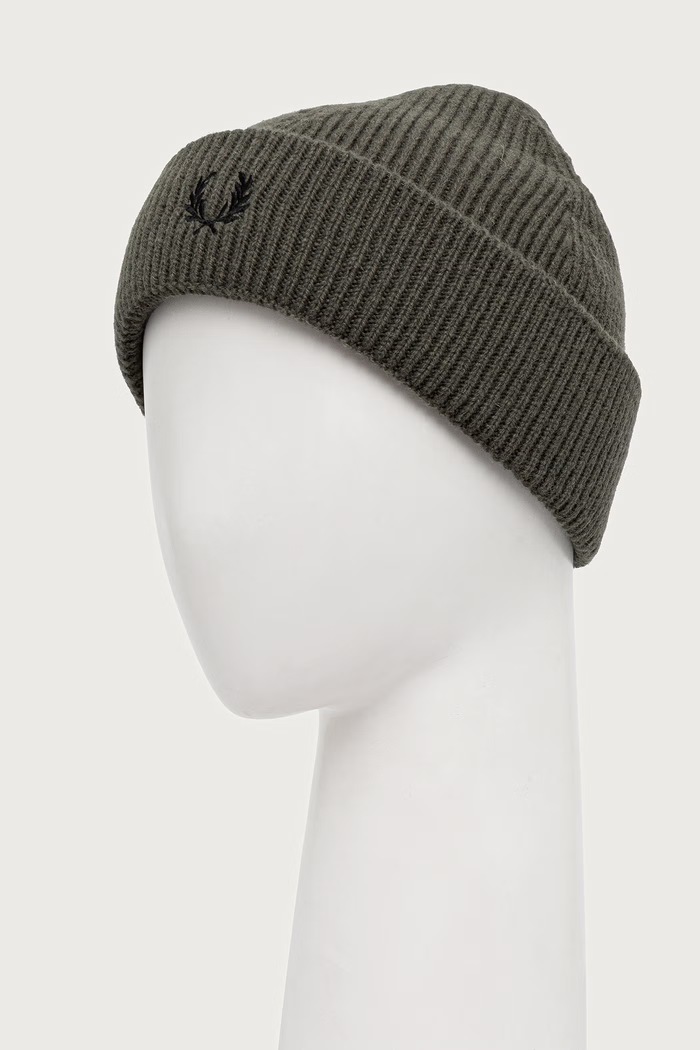 Fred Perry Czapka wełniana C3306.X21 zielony AW26