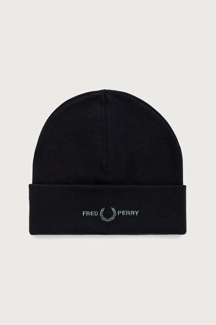 Fred Perry Czapka z bawełną granatowy C3300.Q34