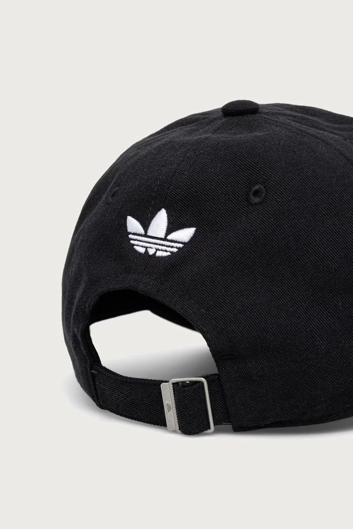 Аксессуары adidas Originals Бейсболка хлопковая LD4298 чёрный