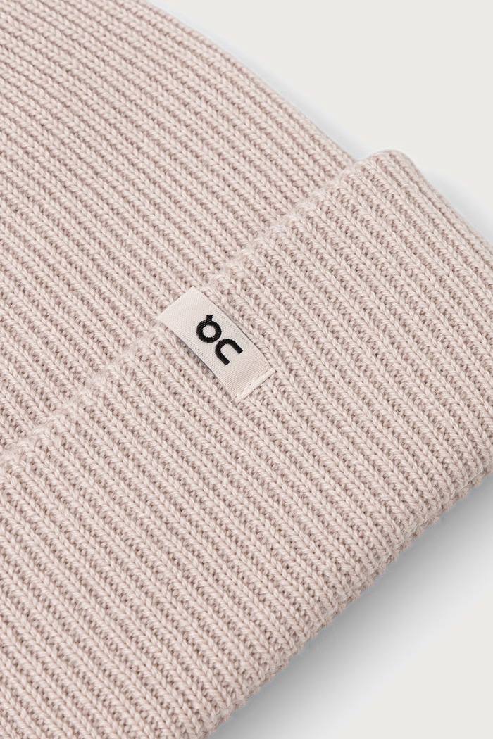 Akcesoria On czapka beanie z wełny merino 2UF30104394 beżowy
