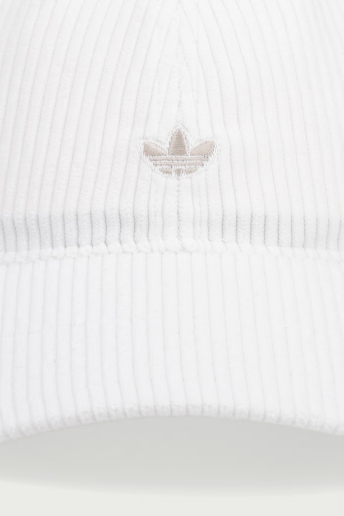 adidas Originals čiapka so šiltom menčestrová Corduroy Baseball Cap KR6756 béžová AW26