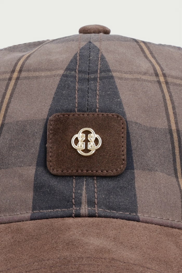 Gant czapka bejsbolówka bawełniana 4901029 brązowy AW26