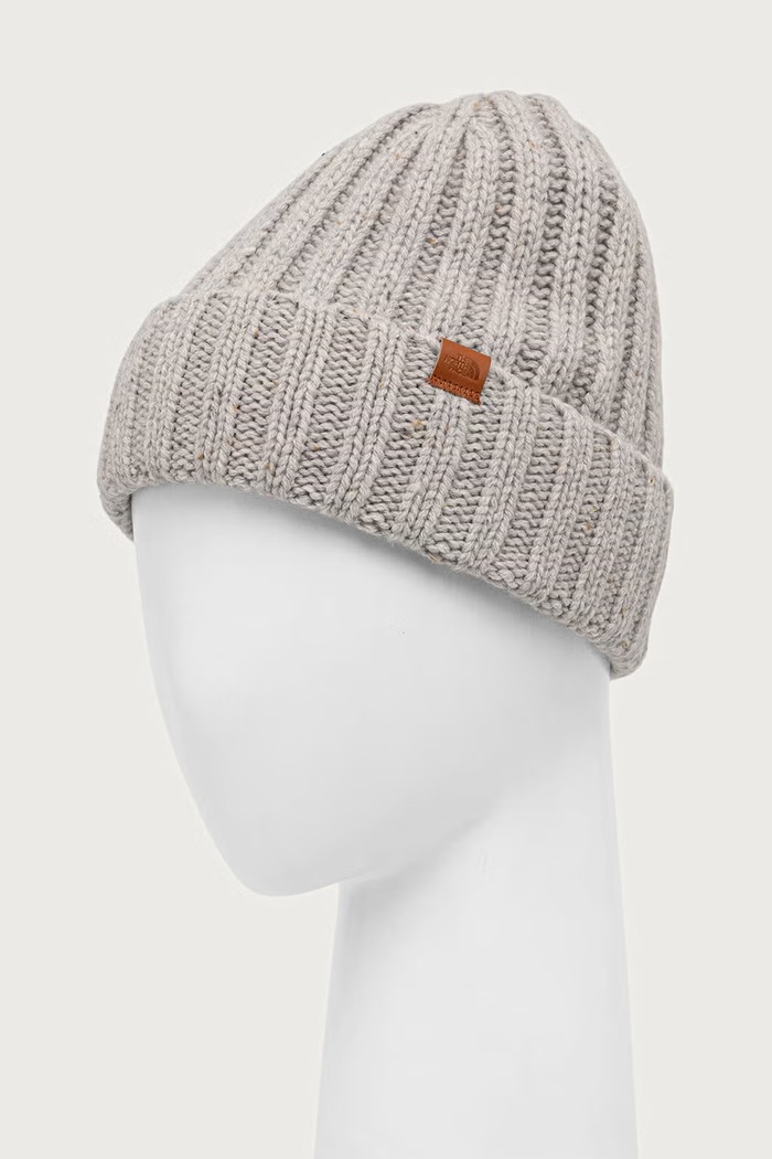 Dodatki The North Face Beanie kapa iz merino volne NF0A8HMSWD51 siva