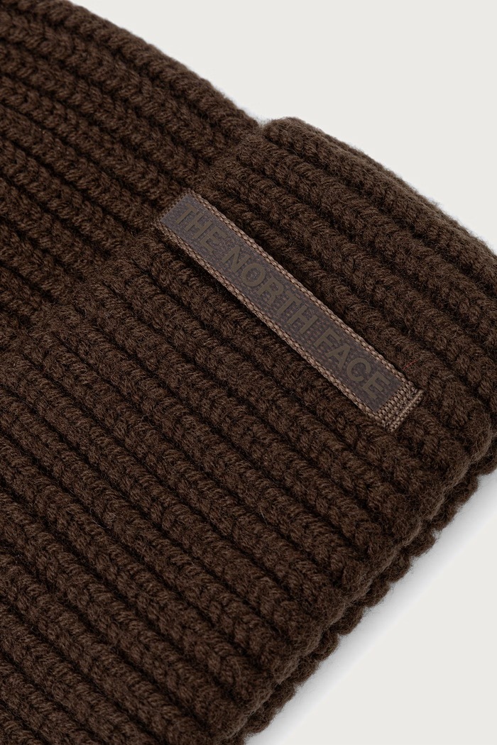 Dodatki The North Face Beanie kapa z merino volno NF0A8HMRNMF1 rjava