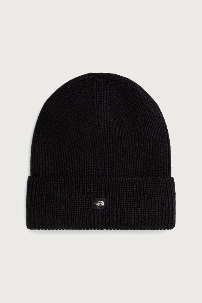 The North Face Beanie kapa MINI LOGO črna NF0A8HMFJK31