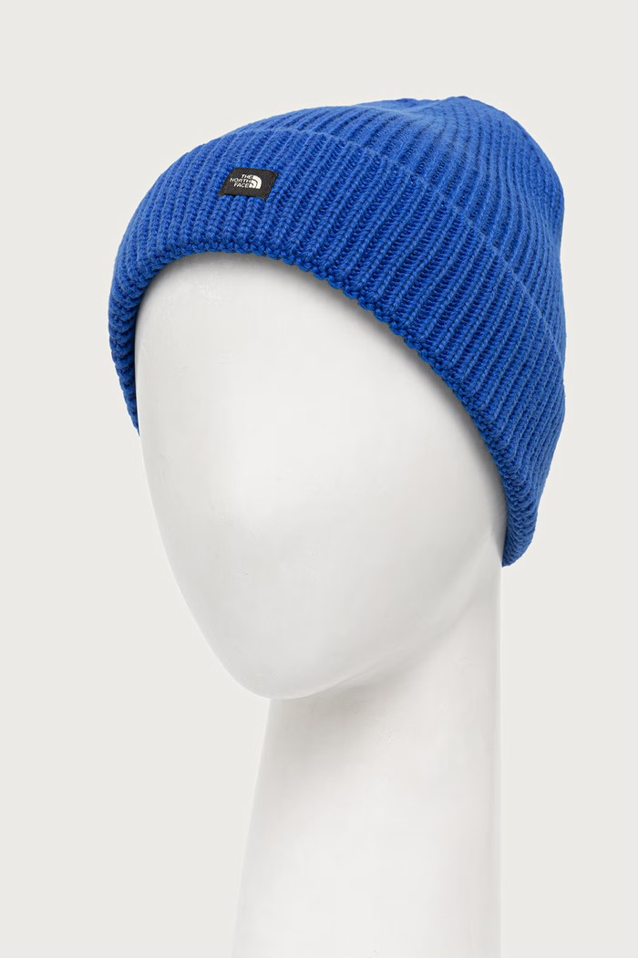 The North Face Beanie kapa MINI LOGO NF0A8HMFCZ61 modra AW26