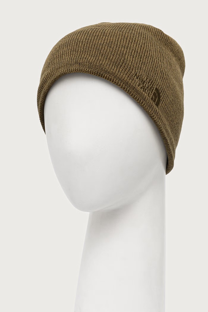 The North Face Σκούφος beanie από πρόσμιξη μαλλιού Jim NF0A8CQ2UE91 πράσινο AW26