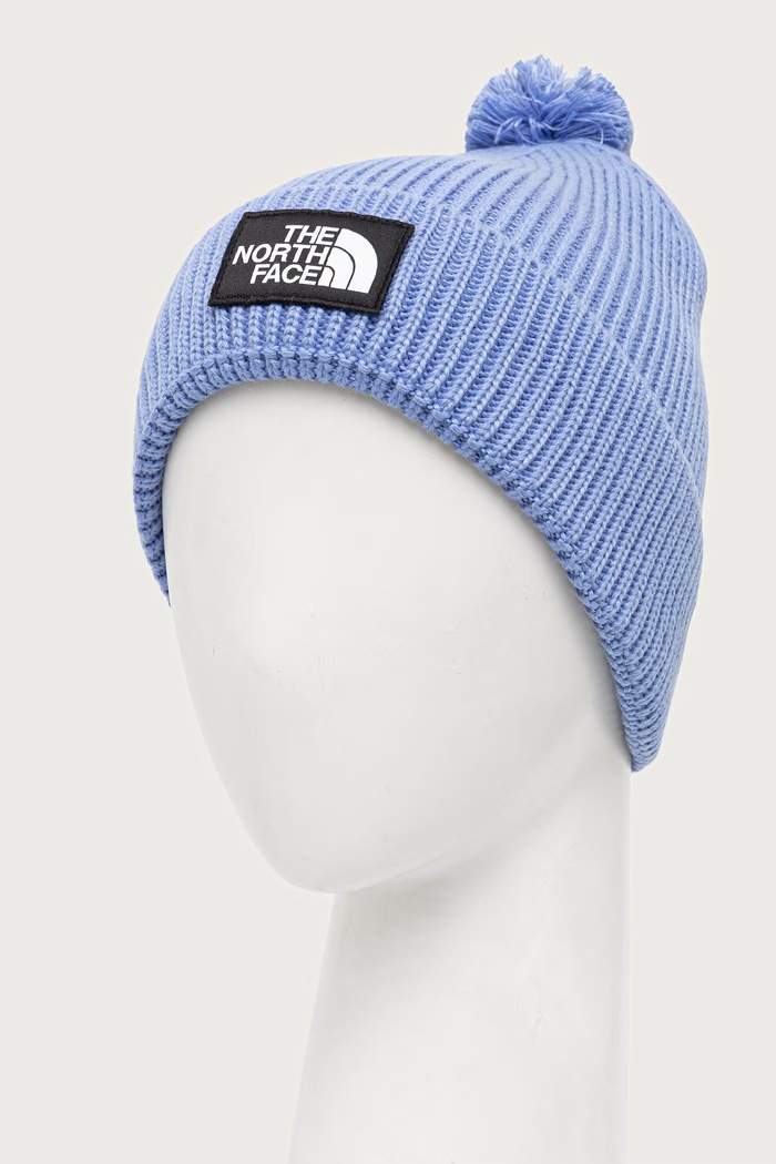 The North Face Čiapka s brmbolcom TNF Logo Box NF0A8CHFNO01 modrá AW26