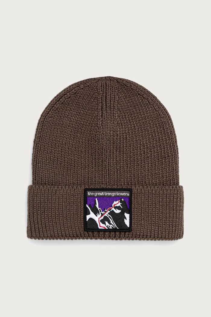 The North Face Beanie kapa TNF Logo Box rjava NF0A8CHEWB41