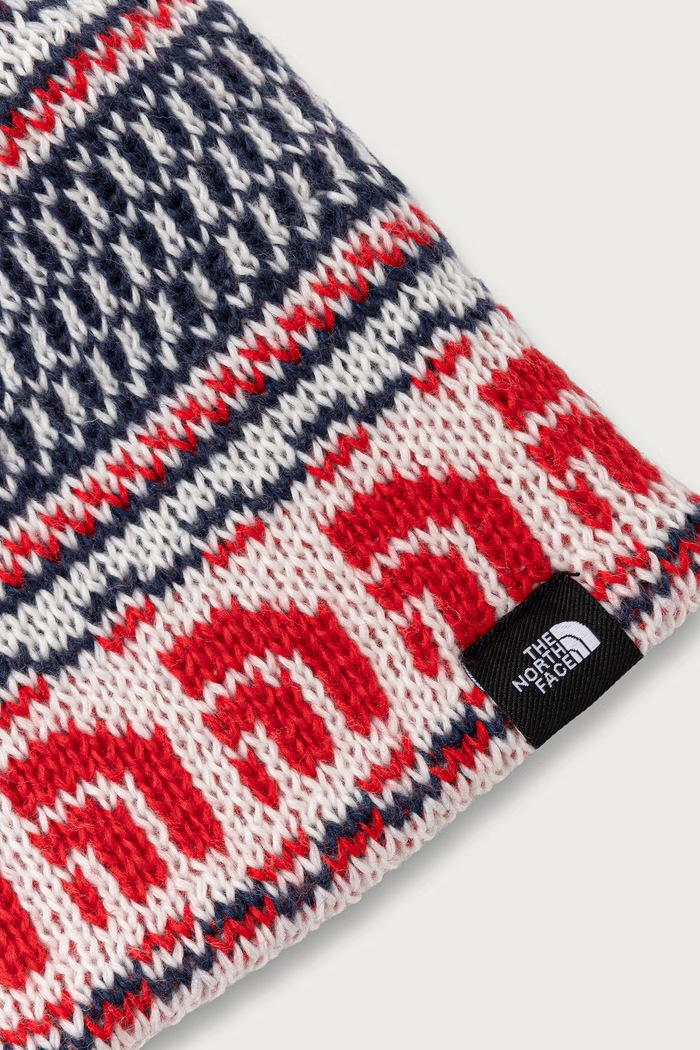 Akcesoria The North Face Czapka z pomponem Cabin Ski Tuke NF0A8CH0IKH1 czerwony