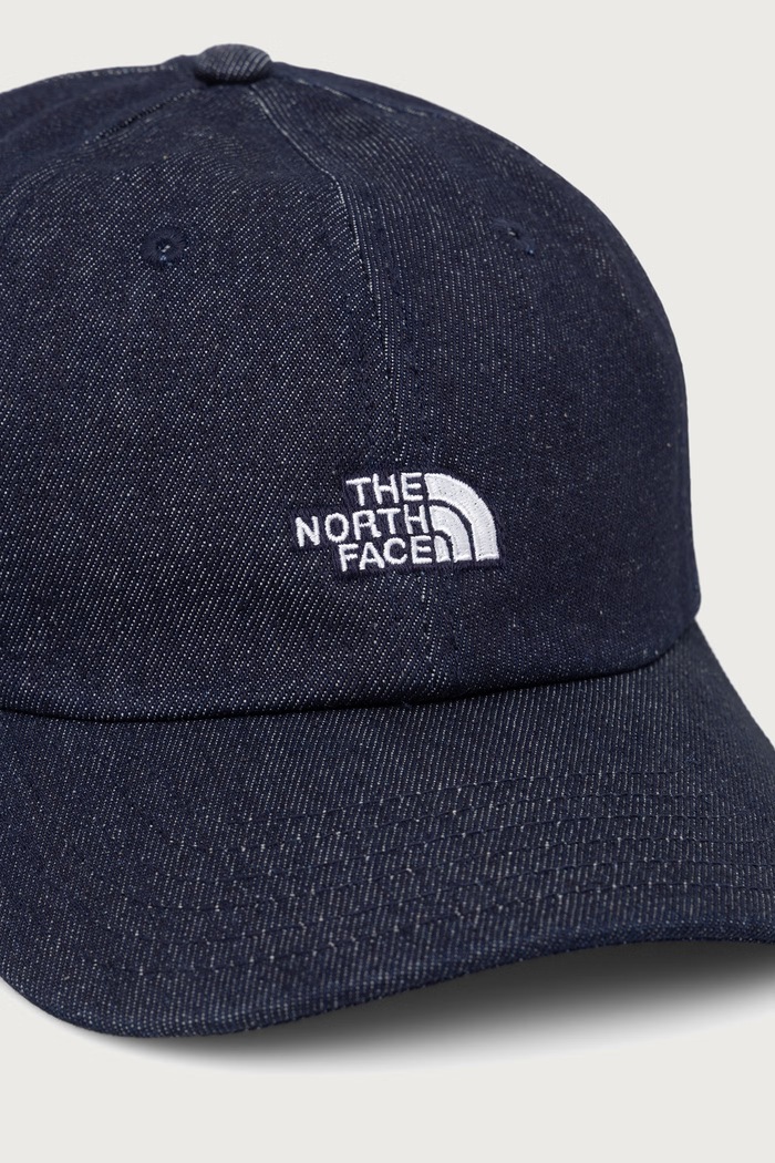 The North Face Czapka z daszkiem bawełniana Norm NF0A8CGKAL71 granatowy AW26