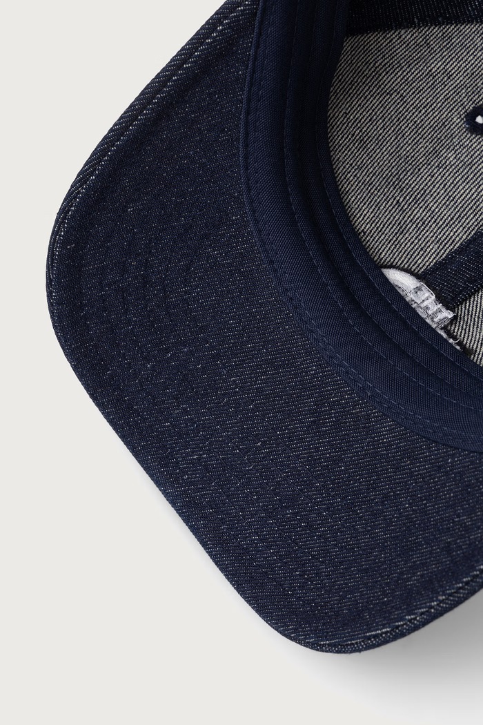 Czapka z daszkiem bawełniana Norm The North Face NF0A8CGKAL71 granatowy
