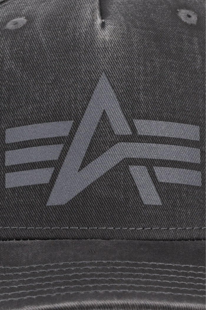 Alpha Industries czapka z daszkiem jeansowa DTM Logo Baseball 268917 czarny AW26