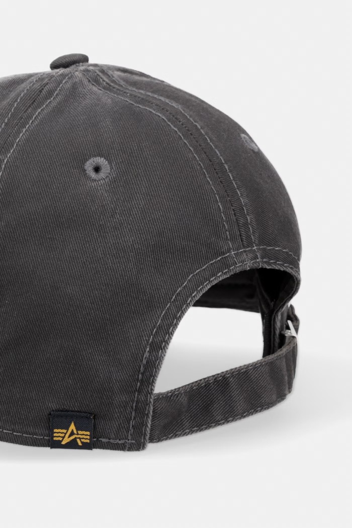 Akcesoria Alpha Industries czapka z daszkiem jeansowa DTM Logo Baseball 268917 czarny