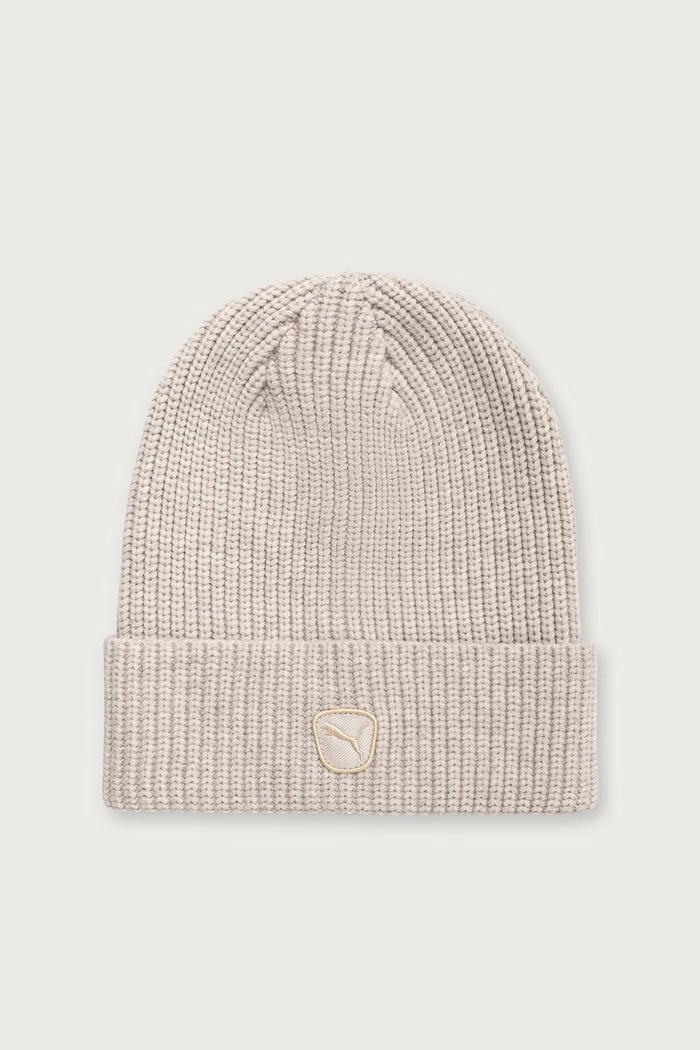 Puma czapka beanie beżowy 027356