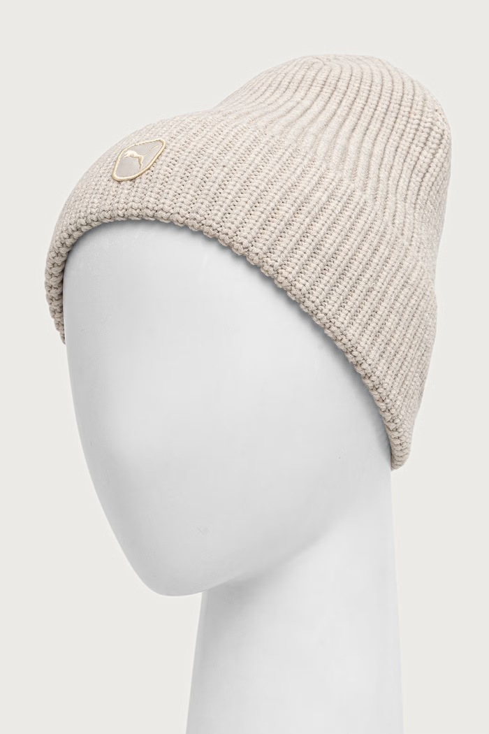 Puma czapka beanie 027356 beżowy AW26
