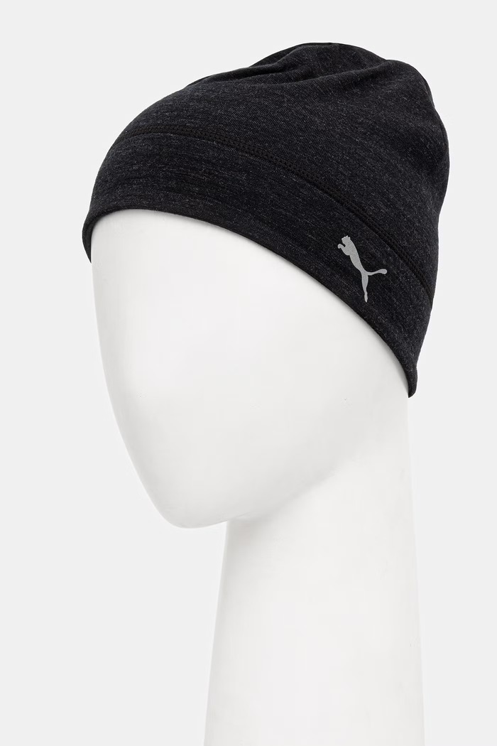 Puma czapka z wełną RACE DAY Merino 027285 czarny AW26