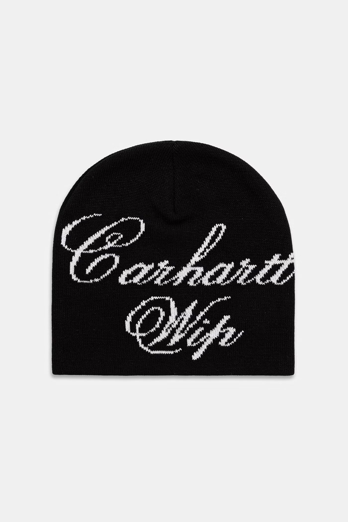 Carhartt WIP Travon Beanie czapka beanie z bawełną czarny I036811