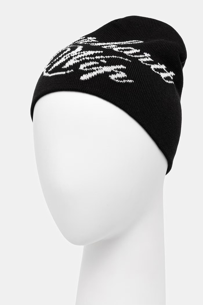Carhartt WIP Travon Beanie czapka beanie z bawełną I036811 czarny AW26