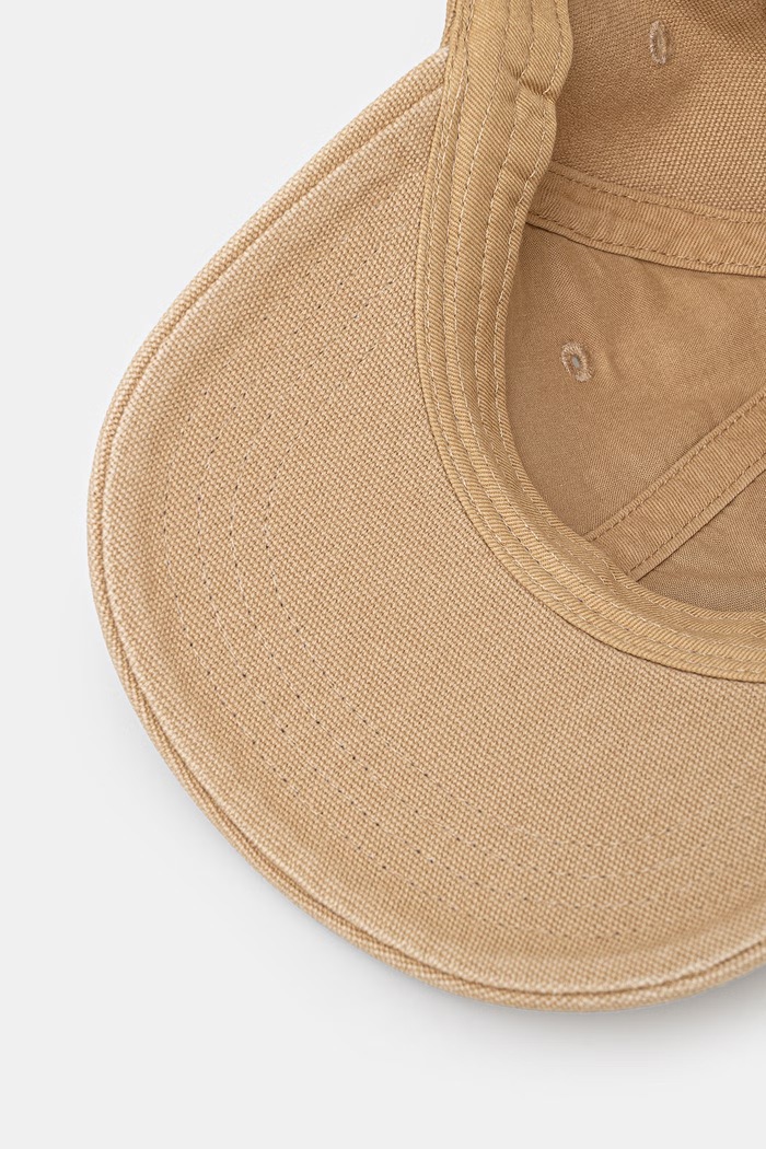 Carhartt WIP Canvas Cap czapka z daszkiem bawełniana brązowy I037182