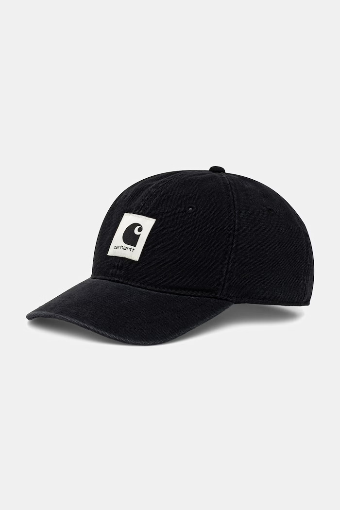 Carhartt WIP Canvas Cap czapka z daszkiem bawełniana czarny I037182