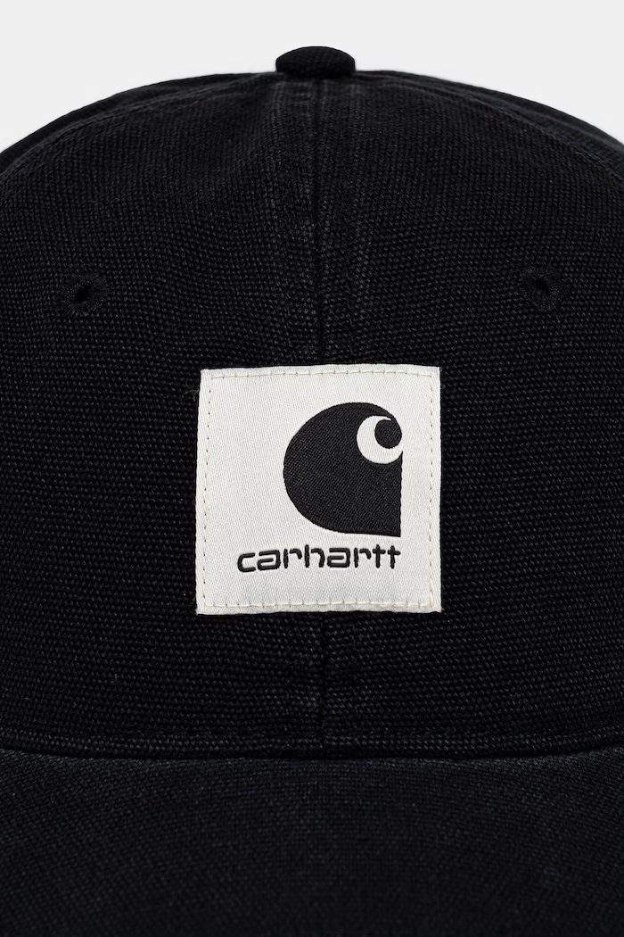 Carhartt WIP Canvas Cap czapka z daszkiem bawełniana I037182 czarny AW26