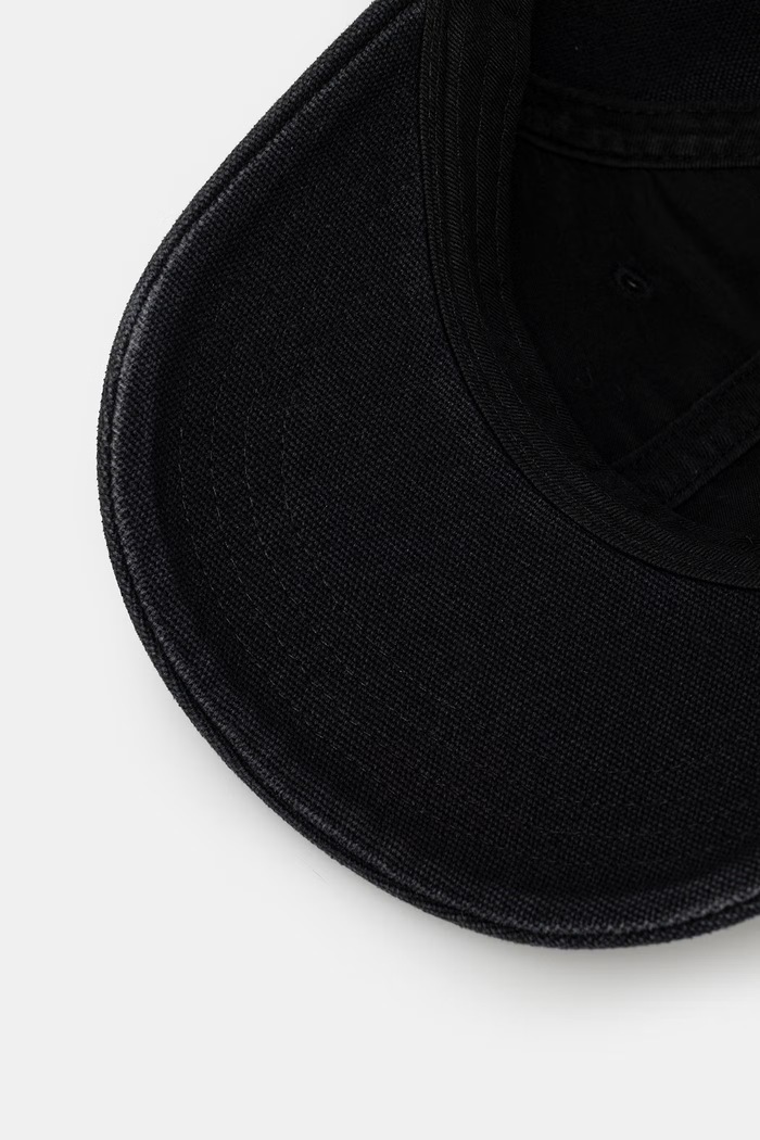 Carhartt WIP Canvas Cap czapka z daszkiem bawełniana czarny I037182