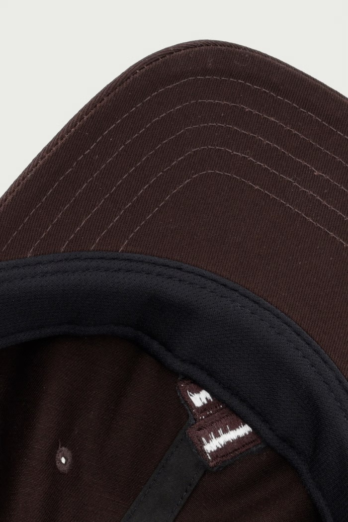 adidas czapka bejsbolówka bawełniana brązowy KQ6694
