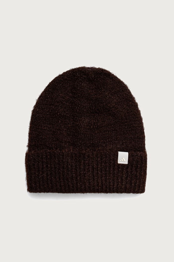 adidas Beanie kapa s vunom Soft Lux smeđa KT4421