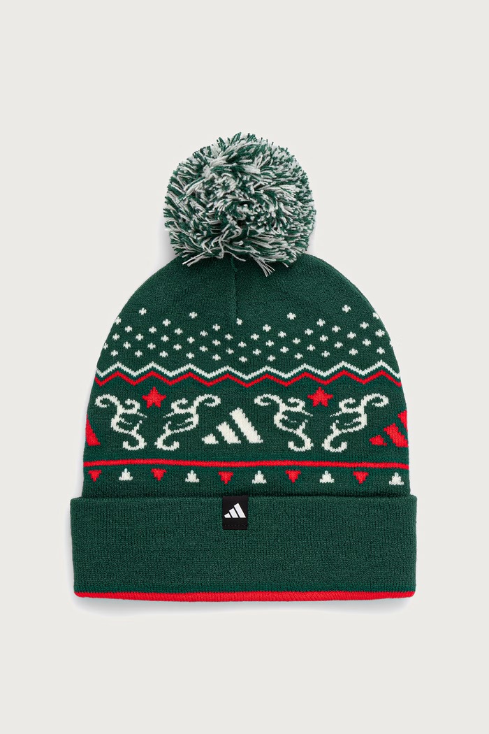 adidas Čiapka s brmbolcom XMAS zelená KG7765