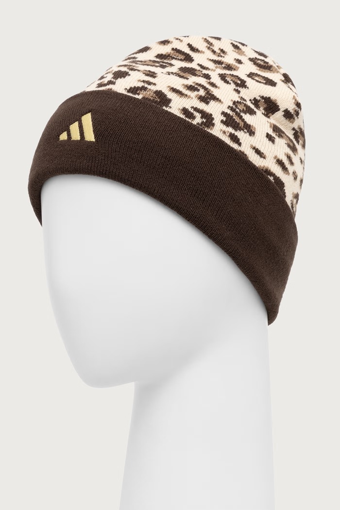 adidas Čiapka beanie Leopard Pack KR1731 hnedá AW26