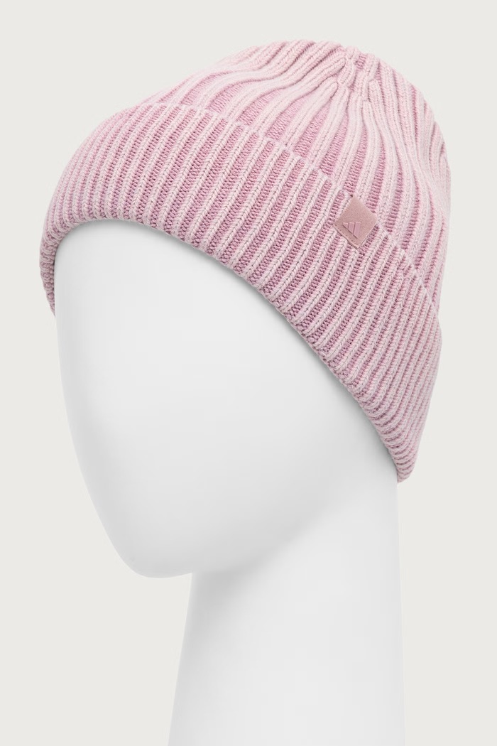 adidas Čiapka beanie bavlnená KQ6767 ružová AW26