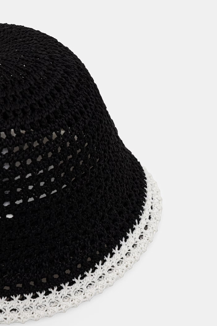 New Era kapelusz bucket pleciony KNITTED BUCKET NYY 60856287 czarny AW26