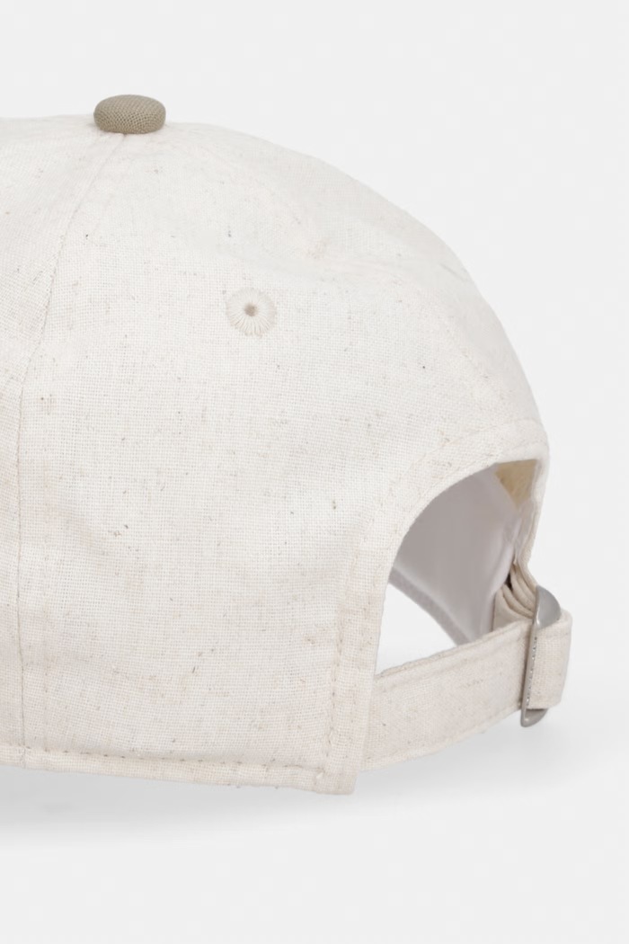 Akcesoria New Era czapka bejsbolówka z dodatkiem lnu NE LINEN 920 60856293 beżowy
