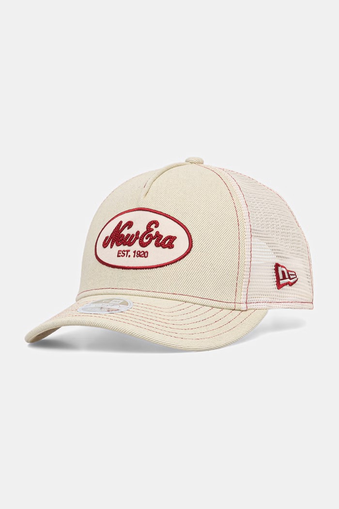 New Era czapka z daszkiem trucker NE 940 MC TRUCKER beżowy 60856347