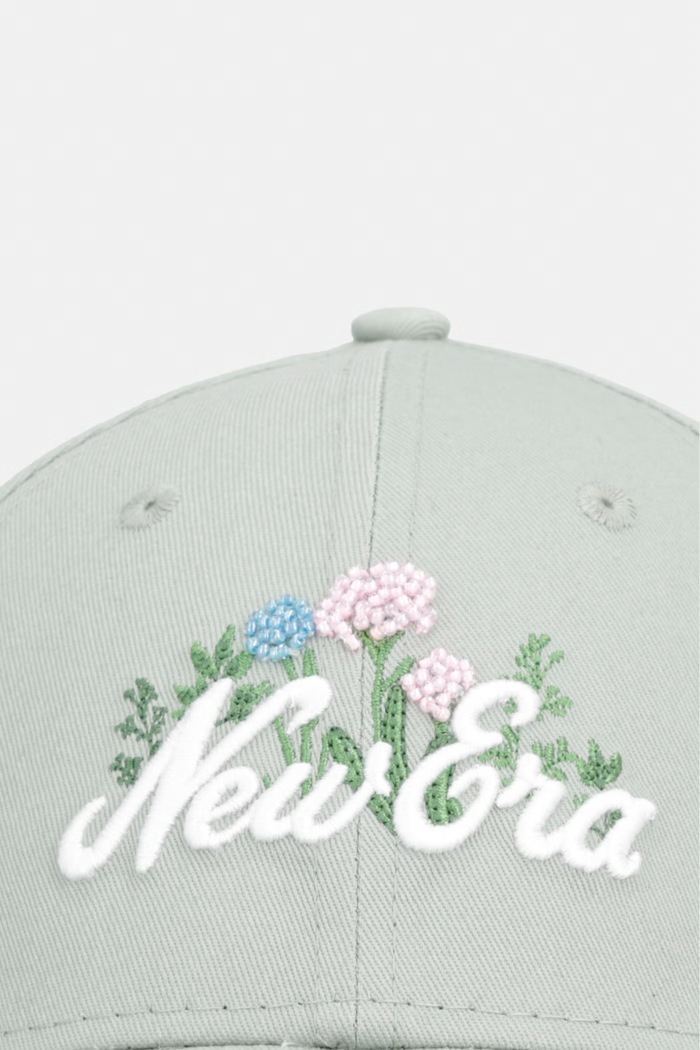 New Era czapka bejsbolówka bawełniana BEADED 940 NEWERA 60856276 zielony AW26