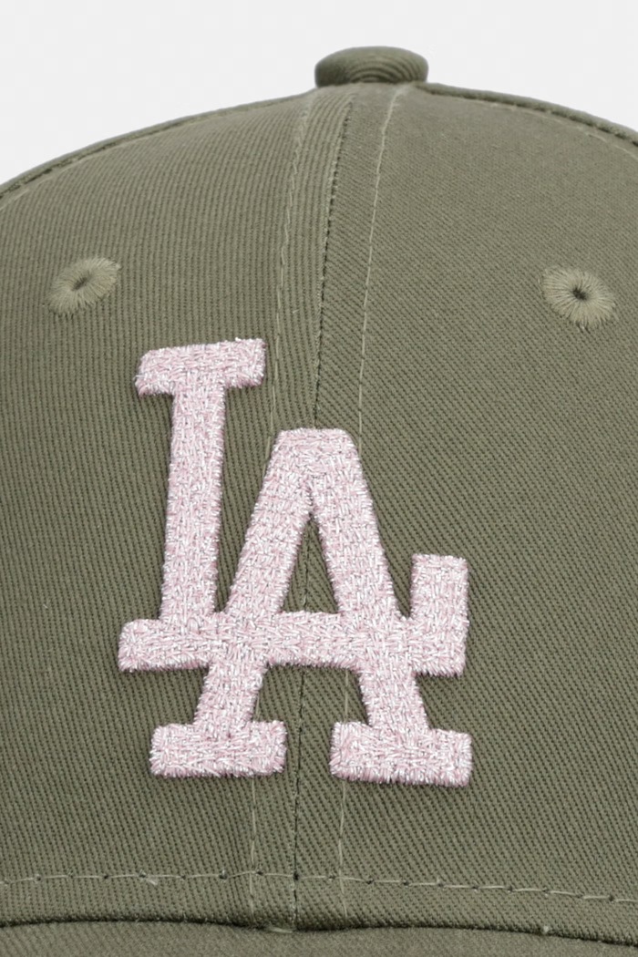 New Era czapka z daszkiem bawełniana METALLIC 940 LA DODGERS 60856354 zielony AW26