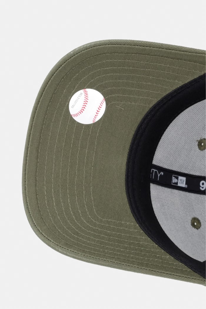 New Era czapka z daszkiem bawełniana METALLIC 940 LA DODGERS zielony 60856354