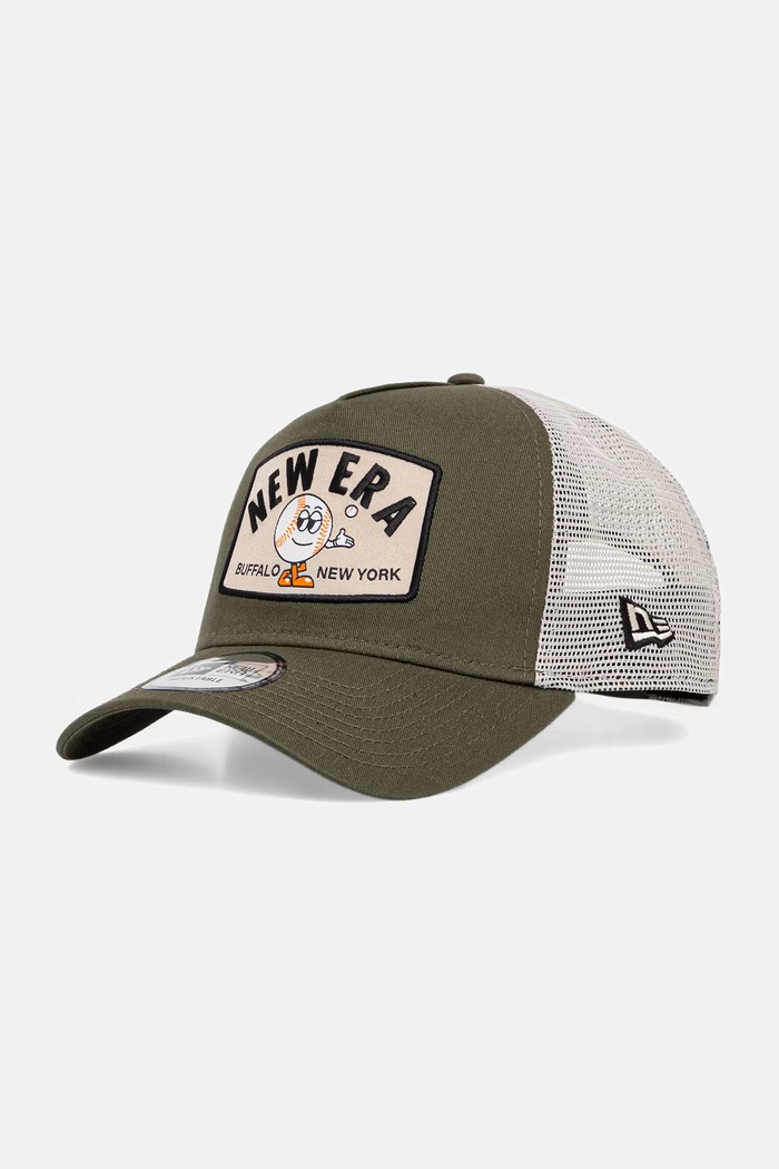 New Era czapka z daszkiem trucker NE SUMMER PATCH TRUCKER zielony 60856350