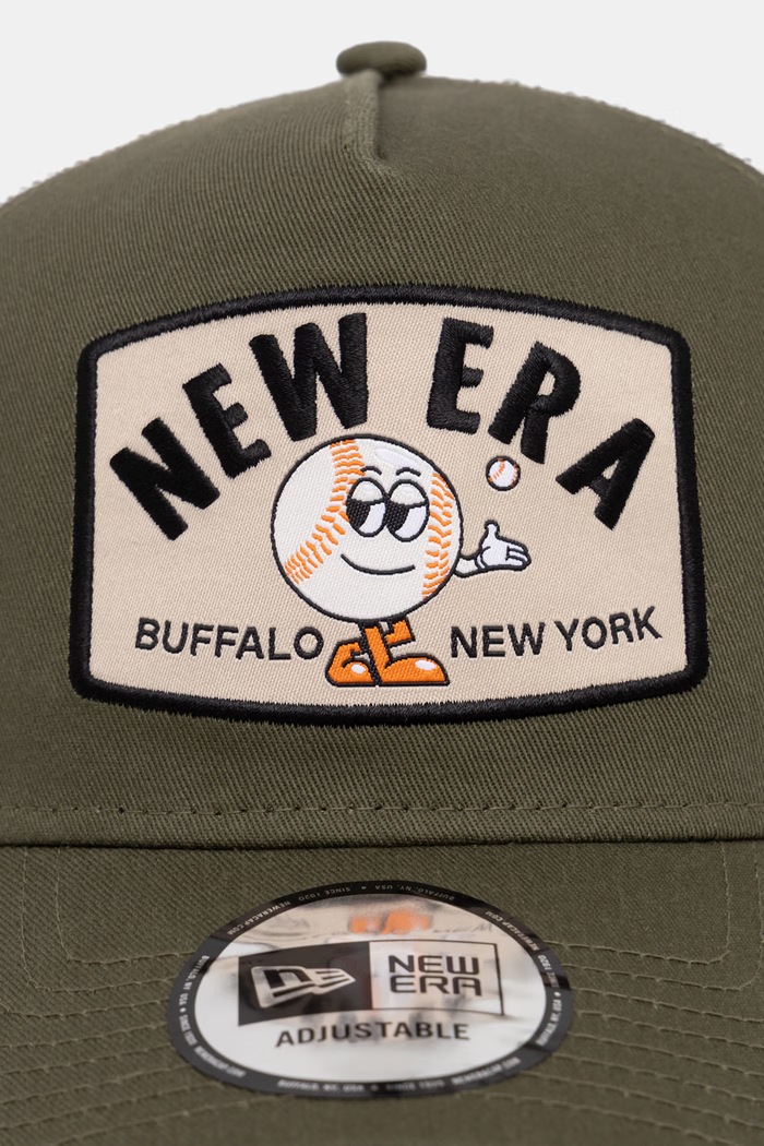New Era czapka z daszkiem trucker NE SUMMER PATCH TRUCKER 60856350 zielony AW26