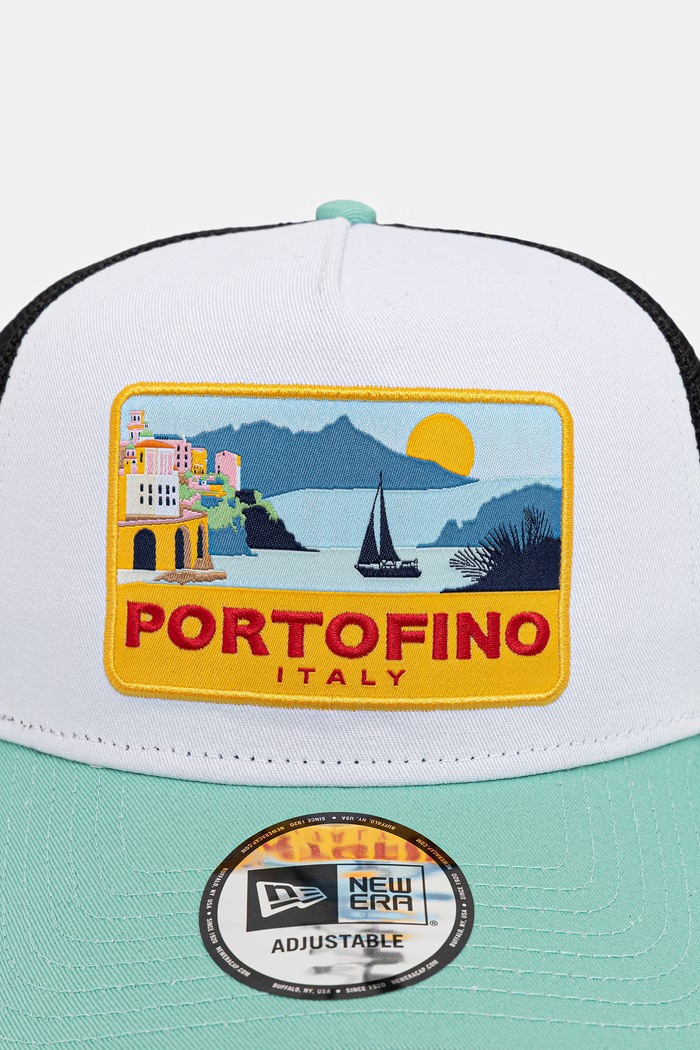 New Era czapka z daszkiem trucker NE LOCATION PATCH TRUCKER 60856271 biały AW26