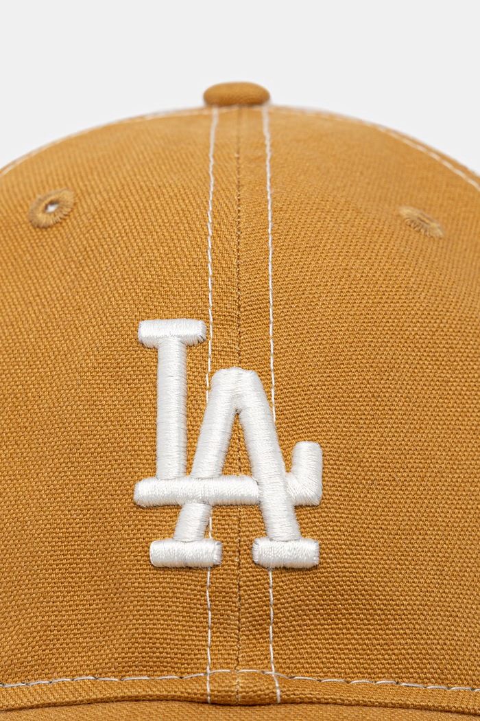 New Era czapka z daszkiem trucker COTTON CANV 920 TRUCKER LA DODGERS 60856385 żółty AW26