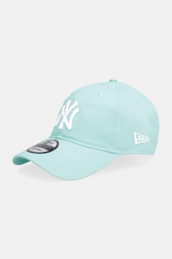 New Era czapka bejsbolówka bawełniana LE 920 NYY turkusowy 60856361