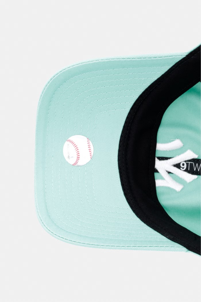 New Era czapka bejsbolówka bawełniana LE 920 NYY turkusowy 60856361