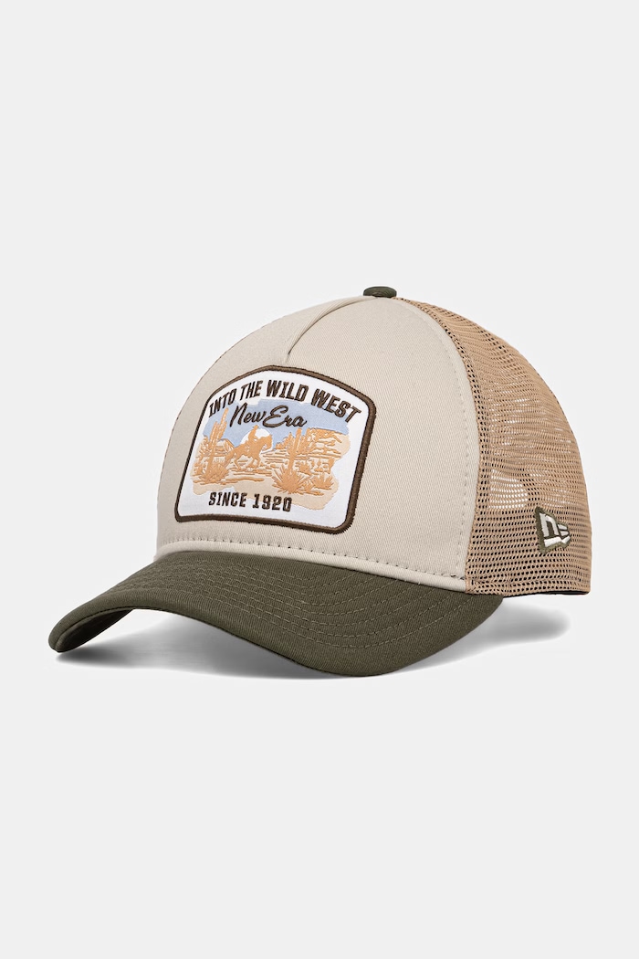 New Era czapka z daszkiem trucker NE 940 MC TRUCKER beżowy 60856275