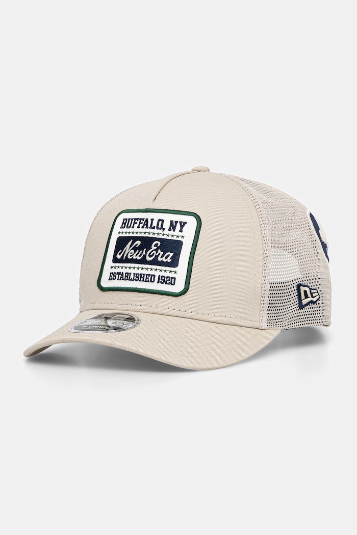 New Era czapka z daszkiem trucker MULTI PATCH 940 MC beżowy 60856340